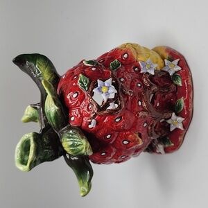 Strawberry Porcelain Tealight Holder